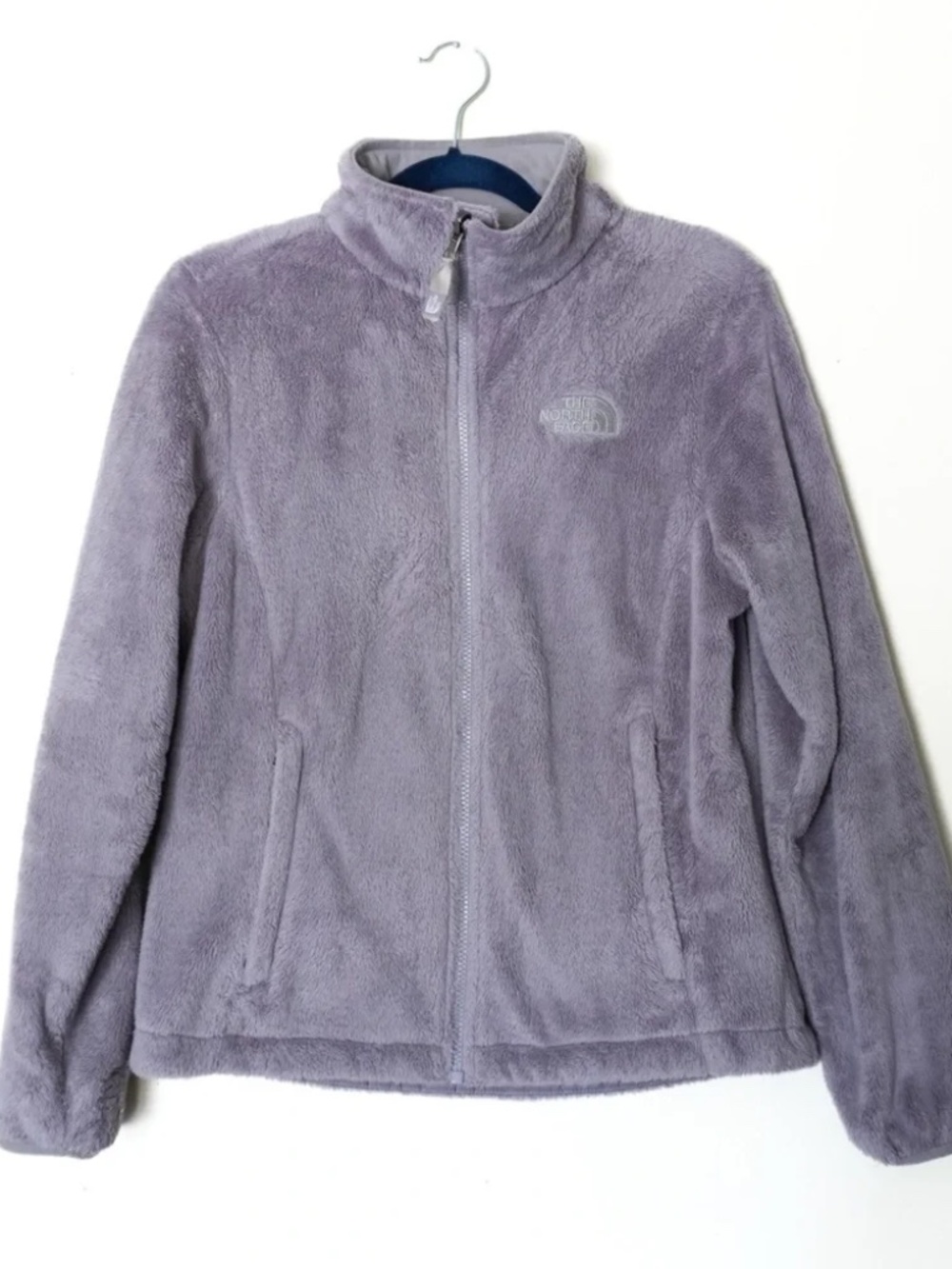 North Face Gray Osito Zip Fleece Jacket